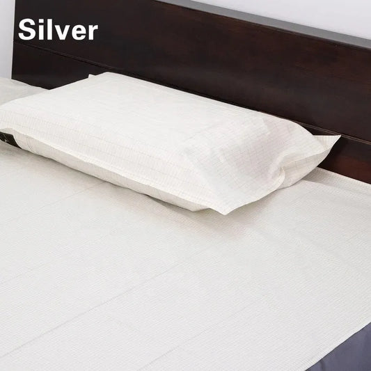 Grounding Fitted Sheet with Grounding Cord